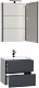 Aquanet Мебель для ванной Алвита 60 серый антрацит – фотография-9