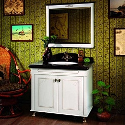 Водолей Мебель для ванной "Анжелика 90" F-2 красная – фотография-3