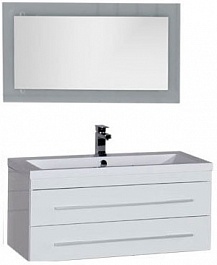 Aquanet Мебель для ванной  "Нота 90 лайт" белая (165381) – фотография-1