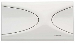Schwab Кнопка смыва Targa белая – фотография-1