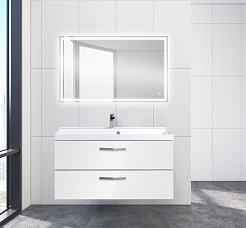BelBagno Мебель для ванной AURORA 1000 Bianco Lucido, TCH – фотография-3
