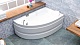 BellSan Акриловая ванна Грета 150x90 L с гидромассажем – картинка-7