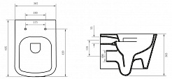 BelBagno Унитаз подвесной ALBANO – фотография-2