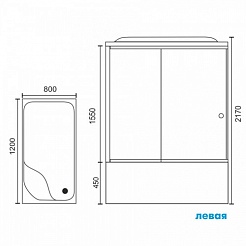 Royal Bath Душевая кабина RB 8120BP2-T-L – фотография-2