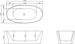 BelBagno Акриловая ванна BB403-1700-850 170x85 – фотография-4