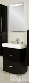 Акватон Мебель для ванной "Америна 60 Н" R черная – фотография-1