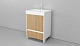 Velvex Мебель для ванной напольная Klaufs 60 белая/дерево, 1 ящик – фотография-18