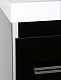 Misty Тумба с раковиной Джулия QVATRO 90 конус, 3 ящика, черная – картинка-7