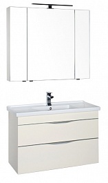 Aquanet Мебель для ванной "Эвора 100" крем – фотография-1