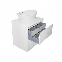 Mixline Мебель для ванной Аврора 60 со столешницей, матрикс – фотография-5