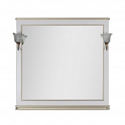 Aquanet Мебель для ванной Валенса 100 белый кракалет/золото (182921) – фотография-4