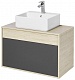 Акватон Мебель для ванной Лофт Урбан 80 графит\орегон, GEOMETRY 45 – фотография-16