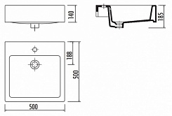 Creavit Раковина TP256.T – фотография-2