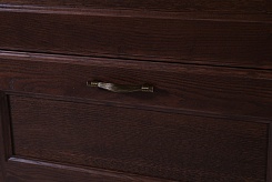 ASB-Woodline Мебель для ванной Прато 70 антикварный орех, массив ясеня – фотография-4