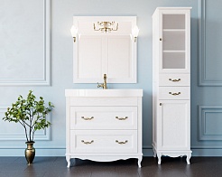 ValenHouse Комплект мебели Лиора 90 белый, фурнитура бронза – фотография-3