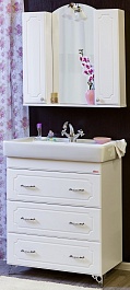 Sanflor Мебель для ванной Ксения 80/2 – фотография-1