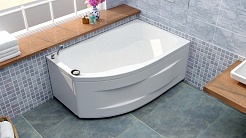 BellSan Акриловая ванна Сати 150x96 L с гидромассажем – фотография-3