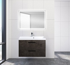 BelBagno Мебель для ванной AURORA 900 Cemento Scuro, BTN – фотография-2