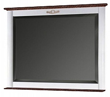 Водолей Зеркало для ванной "Анжелика 110" коричневое
