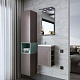 Бриклаер Мебель для ванной Кристалл 40 софт графит/ясень анкор темный – картинка-17