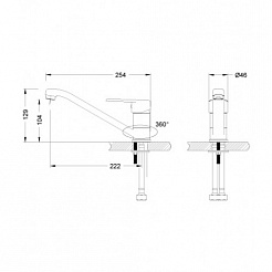 Lemark Смеситель Point LM0304C для кухни – фотография-2