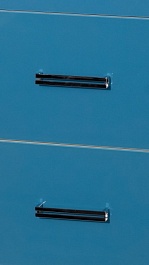 Misty Тумба с раковиной Джулия QVATRO 90 конус, 3 ящика, синяя	 – фотография-5