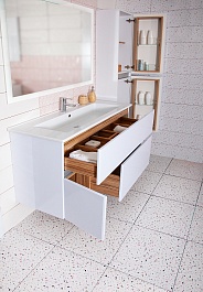 Бриклаер Мебель для ванной Мальта 105 – фотография-3