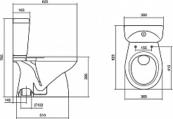 Santek Унитаз-компакт Анимо 1WH110038 – фотография-9