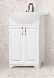 Style Line Мебель для ванной Олеандр-2 55 белая – фотография-2