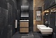 Velvex Мебель для ванной напольная Klaufs 60 черная/дерево, 2 ящика – фотография-15