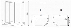 Timo Душевая кабина TE-0702 P L – фотография-4