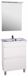 ASB-Mebel Мебель для ванной Коста 60 Ясень белый – фотография-1