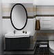 Aquanet Мебель для ванной Сопрано 95 L черная (169422) – фотография-6