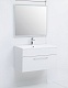 De Aqua Мебель для ванной Кубика 90, зеркало Сити – фотография-12