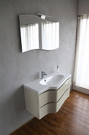 BelBagno Тумба с раковиной FORMICA 100 Tortora Lucido – фотография-4