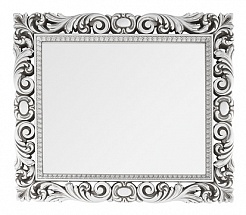 Водолей Мебель для ванной "Кармен 105" белая/серебро, зеркало в раме Версаль – фотография-2