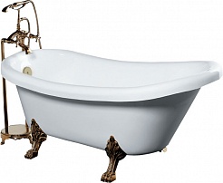 Gemy Акриловая ванна G9030 A золото – фотография-1