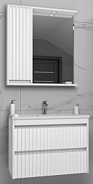 Brevita Мебель для ванной Balaton 80 L белая – фотография-1