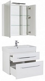 Aquanet Мебель для ванной Виченца 80 белый – фотография-8