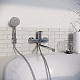 Aringa Смеситель для ванны и душа Рейн AR02001CH универсальный хром – фотография-9