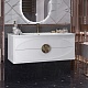 Opadiris Мебель для ванной Ибица 120 с овальным зеркалом подвесная белая/золото – фотография-21