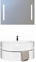 De Aqua Мебель для ванной Эскалада 117, зеркало Экстра EXT V 120 FP