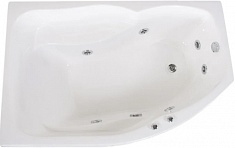BellSan Акриловая ванна Сати 150x96 R с гидромассажем