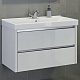 Comforty Мебель для ванной Дублин 90 подвесная белая – фотография-16