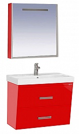 Misty Мебель для ванной Джулия QVATRO 75 конус красная – фотография-1