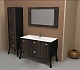 Aquanet Мебель для ванной "Мадонна 120" эбен с кристаллами Swarovski (171021) – картинка-9