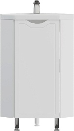 Corozo Мебель для ванной Мирра 40 угловая белая – фотография-5