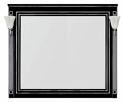 Aquanet Мебель для ванной Паола 120 черная/патина серебро (182132) – фотография-11