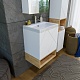 Бриклаер Мебель для ванной Кристалл 50 с нишей белая/дуб бунратти – фотография-23