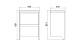 Velvex Мебель для ванной напольная Klaufs 60 черная/дерево, 2 ящика – картинка-18
